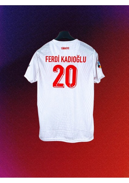 Türkiye 2024/25 Beyaz Ferdi Kadaoğlu Yetişkin Forması fiyatları