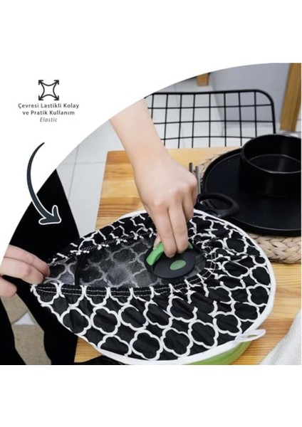 2'li Çok Renkli Mutfak Seti Organizer ve Poşetlik, Pilav Demleme Örtüsü fiyatları