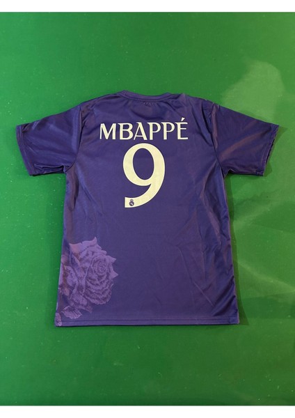 Real Madri'd Mbabpe Mor Gül Desenli Futbol Yetişkin Forması