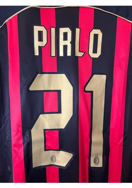 Milan 2007 Deplasman Kırmızı Pırlo Yetişkin Kısa Kol Forması