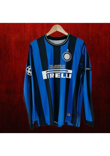 Inter 2010 Quaresma Şampiyonlar Ligi Finali Uzun Kol Retro Futbol Forması Nostalji Forma Baskılı fiyatları