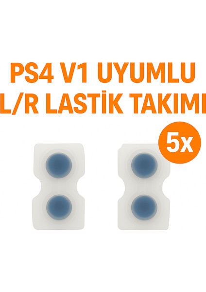 Ps4 V1 Kollar Ile Uyumlu L/r Lastik Takımı (5 Takım 10 Adet) fiyatları