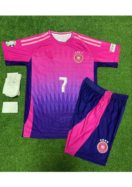 Αℓмαиуα Havertz Pembe Çocuk Forması 4lü Set Forma+Şort+Çorap+Bileklik fiyatları