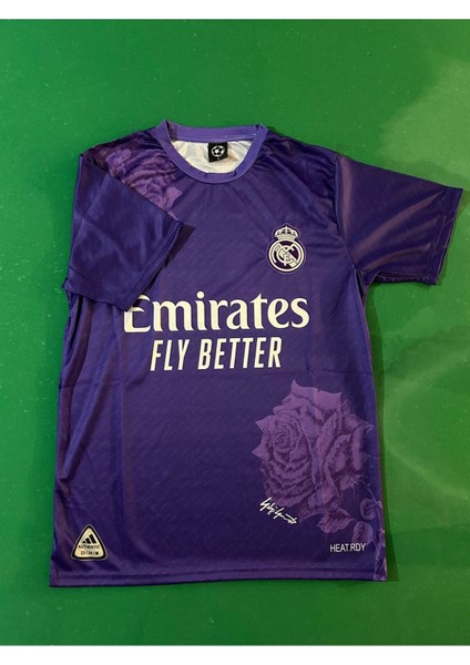 Real Madri'd Mbabpe Mor Gül Desenli Futbol Yetişkin Forması fiyatları