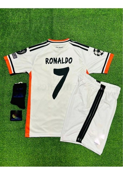 R.e.a.l M.a.d.r.i.d 2014 Lizbon Finali Cristiano Ronaldo Çocuk Forması 4'lü Set
