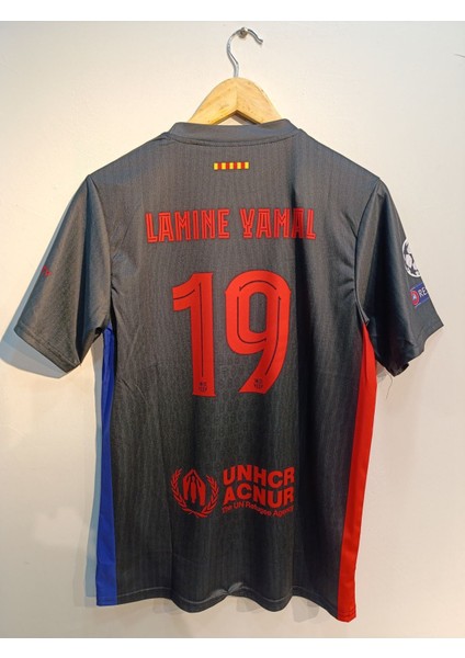 Barcelona Lamine Yamal 19 Yeni Sezon Siyah Yetişkin Futbol Forma