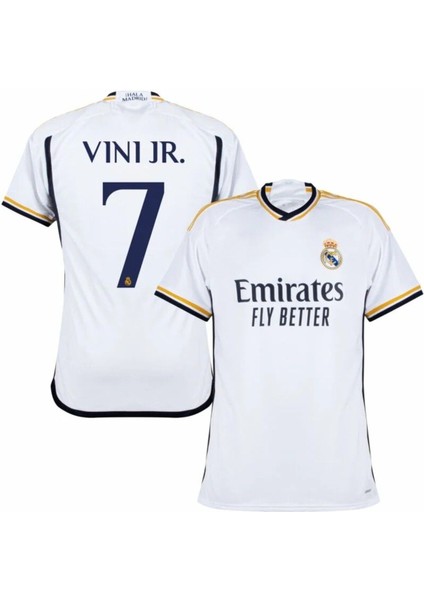 Real Madri'd Vini Jr 2023/2024 Sezon Yetişkin Futbol Forması