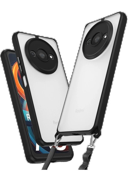 Xiaomi Redmi A3 4g Kılıf Penta Silikon Kılıf - Siyah - LORCE7650-4214