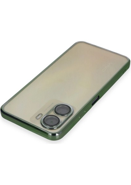 Vivo Y16 Kılıf Lensli Silikon - Yeşil - LORCE3958-8568 modelleri