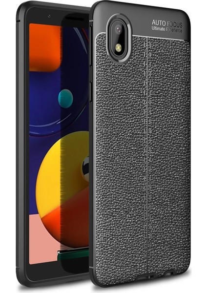 Samsung Galaxy A01 Core Kılıf Auto Focus Kapak - Siyah - LORCE2394-6785