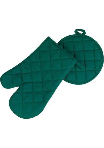 Karpuz Desenli Pamuklu Fırın Eldiveni ve Tutacak Seti - 2 Parça, Isıya Dayanıklı fırsatları