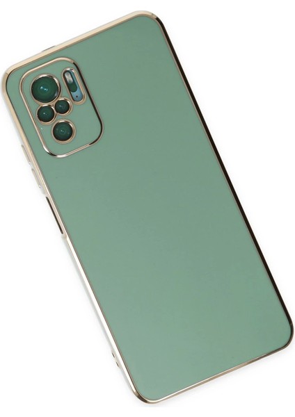 Xiaomi Redmi Note 10 Kılıf Volet Silikon - Açık Yeşil - LORCE6929-4677 modelleri