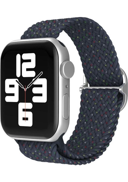Apple Watch 42MM Star Kordon - Benekli Lacivert - LORCE8314-2860