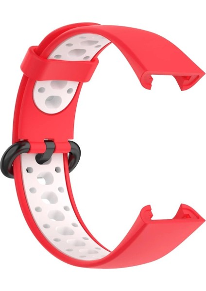 Xiaomi Redmi Watch 2 Spor Delikli Kordon - Kırmızı-Beyaz - LORCE2289-2436 fırsatları