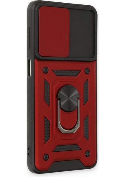 Samsung Galaxy M52 5g Kılıf Pars Lens Yüzüklü Silikon - Kırmızı - LORCE8881-3732 fiyatları