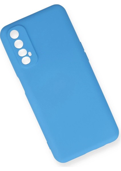 Realme 7 Kılıf Nano Içi Kadife Silikon - Mavi - LORCE4251-2353 modelleri