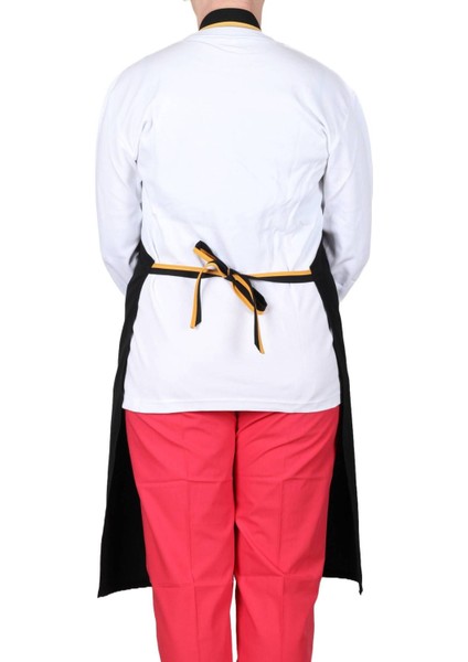 Yıkanabilir Siyah Kumaş Askılı Mutfak ve Bulaşıkçı Önlüğü modelleri