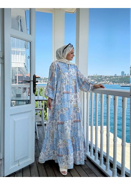 Yeni Sezon Mango Kumaş Renkli Elbise