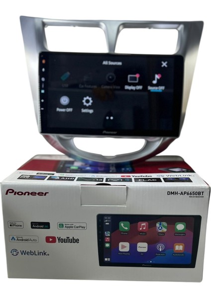 Hyundai Accent Blue Pioneer 4-64 Tam Profesyonel Oem Multimedia modelleri