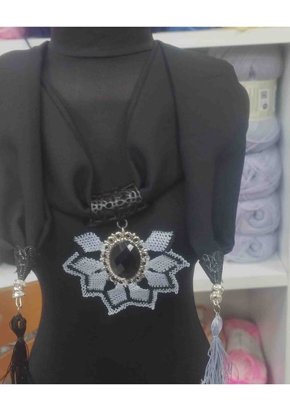 Iğne Oyalı Fular modelleri