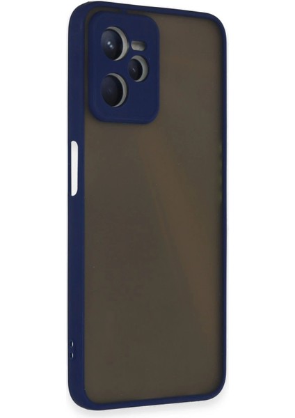 Realme C35 Kılıf Montreal Silikon Kapak - Lacivert - LORCE7811-6364 fiyatları