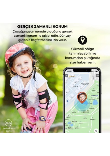 Q19 Sim Kartlı Akıllı Çocuk Saati – Konum Takibi, Kamera, Sesli Arama, Sos – Ios ve Android Uyumlu fiyatları
