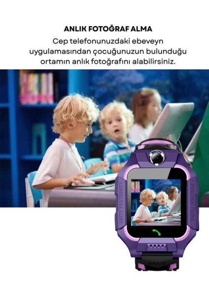 Q19 Sim Kartlı Akıllı Çocuk Saati – Konum Takibi, Kamera, Sesli Arama, Sos – Ios ve Android Uyumlu indirimleri