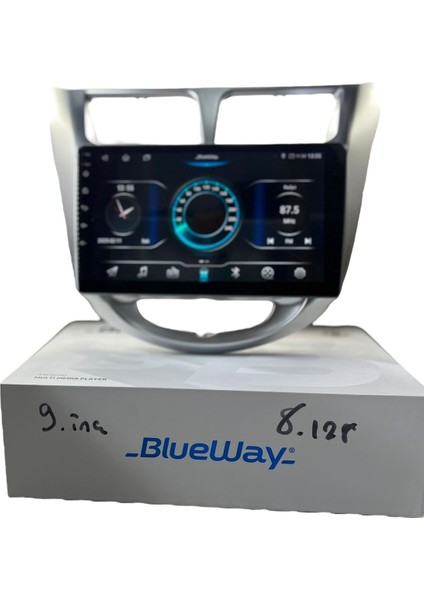 Hyundai Accent Blue Blueway 8-128 Tam Profesyonel Oem Multimedia