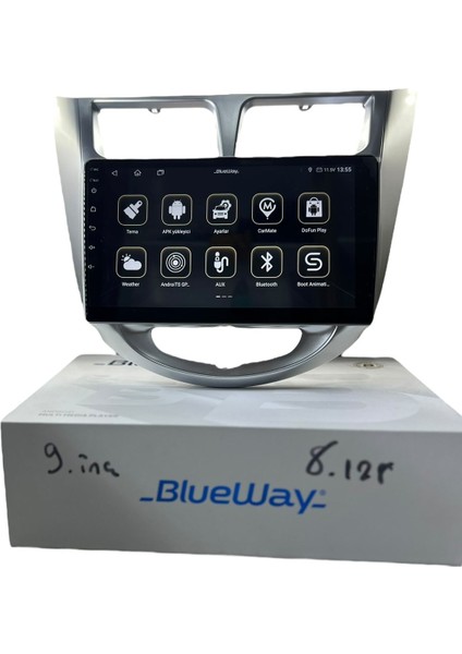 Hyundai Accent Blue Blueway 8-128 Tam Profesyonel Oem Multimedia fiyatları
