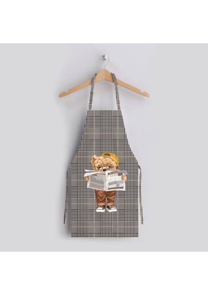 Gri Teddy Mutfak Önlüğü, Dayanıklı ve Şık, Yıkama ve Solmaya Karşı Sertifikalı fiyatları