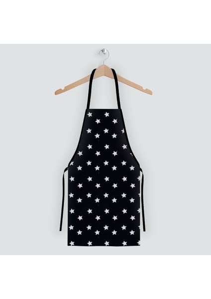 Şık Siyah Örgü Mutfak Önlüğü, Dayanıklı ve Güzel Tasarım
