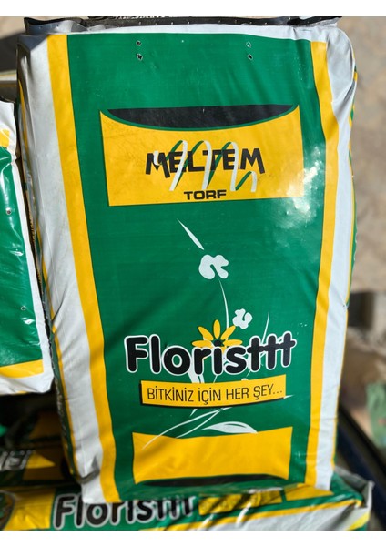Floristtt Yüksek Kaliteli Humik Asit Içerikli Fidan ve Saksı Için Siyah Torf 70 Litre