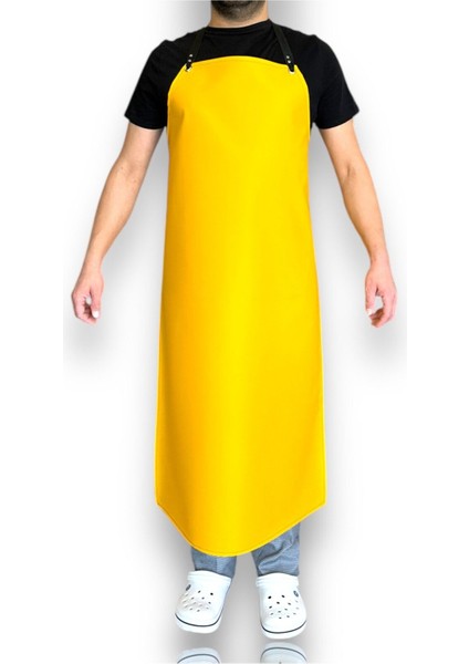 Su Geçirmez Suni Deri Bulaşık ve Kasap Önlüğü, Dayanıklı ve Şık Tasarım