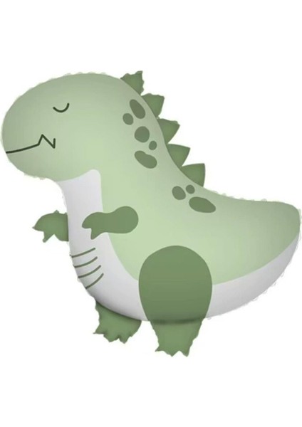 Retro Mat Yeşil Dinozor Folyo Balon 53X73 cm