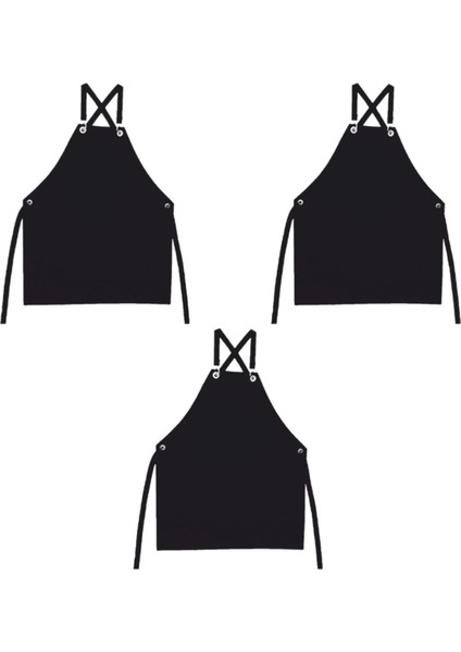 Şık Siyah Mutfak Önlüğü, Günlük Kullanım Için Uygun, Dayanıklı ve Rahat Tasarım