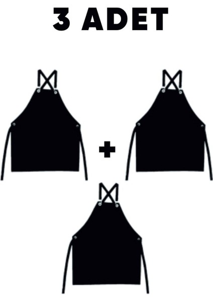 Şık Siyah Mutfak Önlüğü, Günlük Kullanım Için Uygun, Dayanıklı ve Rahat Tasarım modelleri