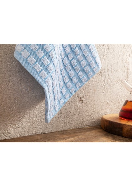 Yumuşak Pamuk Kurulama Bezi 30X50 Cm, Açık Mavi, Hafif ve Dayanıklı fiyatları