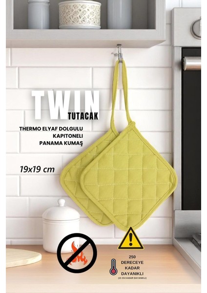 Renkli Isıya Dayanıklı Fırın Tutacağı, Güçlü ve Estetik Tasarım (1 Adet)