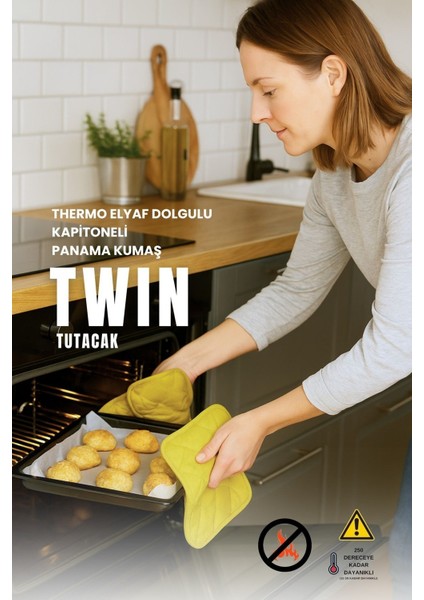 Renkli Isıya Dayanıklı Fırın Tutacağı, Güçlü ve Estetik Tasarım (1 Adet) modelleri