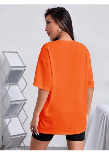Büyük Beden Pretty Girl Baskılı Oversize T-Shirt fiyatları