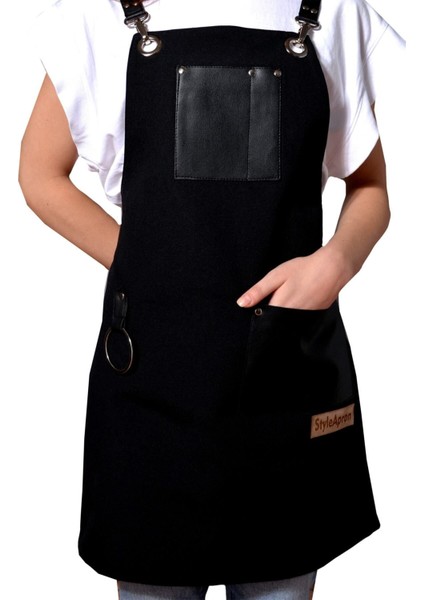 Siyah Önlük, Çok Amaçlı Kullanım, Şık ve Rahat Tasarım, Günlük ve Özel Günler Için modelleri