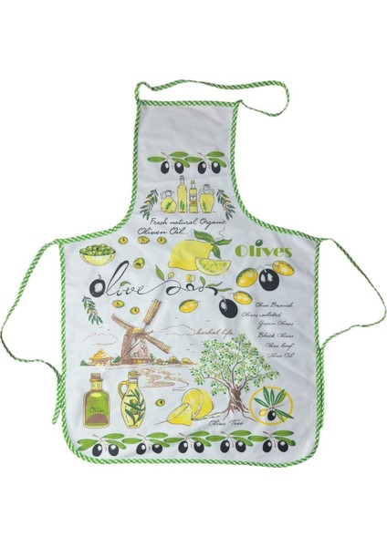 2'li Çok Renkli Sıvı Geçirmez Mutfak Önlüğü Seti modelleri