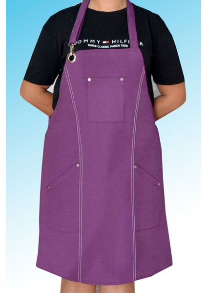 Mor Renkli Çok Fonksiyonlu Şık Önlük, Kullanışlı ve Dayanıklı Tasarım. fiyatları