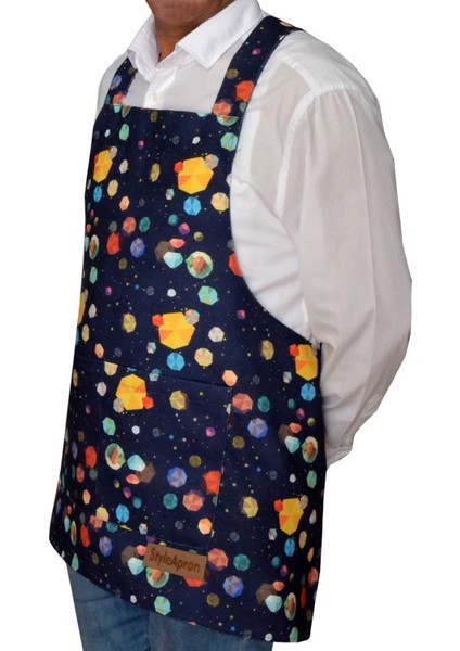 Mavi Renkli Şık Mutfak ve Barista Önlüğü, Şıklık ve Koruma Bir Arada fiyatları