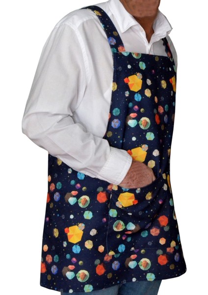 Mavi Renkli Şık Mutfak ve Barista Önlüğü, Şıklık ve Koruma Bir Arada modelleri