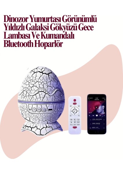 Uzaktan Kumandalı, USB Girişli, Döner Projektör Lamba