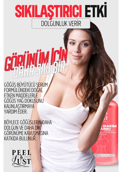 Göğüs Toparlama ve Dikleştirmeye Yardımcı Göğüs Serumu fırsatları