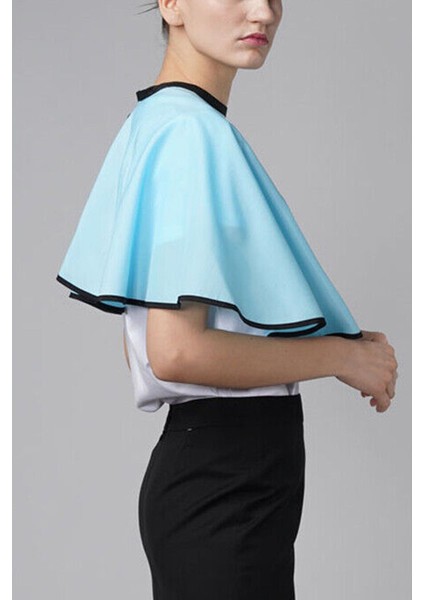 Mavi Su Geçirmez Makyaj ve Saç Kesim Önlüğü, Kuaför Kullanımı Için Ideal modelleri