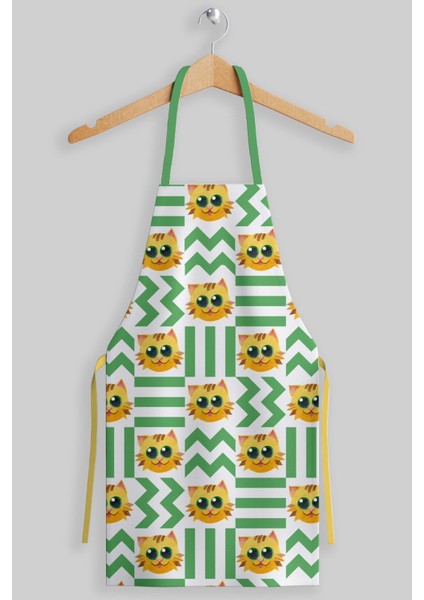 Yeşil Kedi Mutfak Önlüğü, Şık ve Kullanışlı, Evcil Dostlarınız Için Ideal Seçim fiyatları