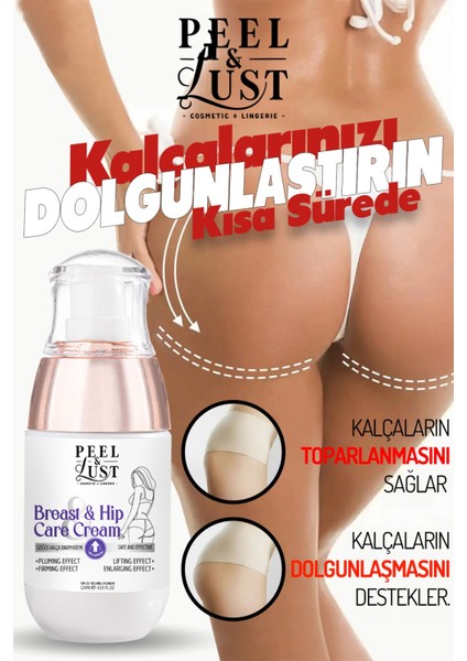 Göğüs ve Kalça Büyütmeye Yardımcı Bakım Kremi, İki Formül Bir Arada modelleri
